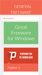 Mobile Screenshot of generalfreeware.com
